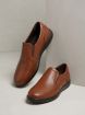 Picture of Men's orthopedic slip-on shoes made from 100% genuine leather - stylish Havana