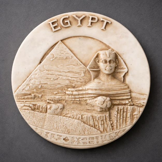 Picture of Pyramids and Sphinx painting