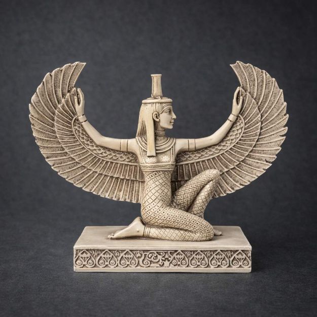 Picture of Statue of the winged goddess Isis