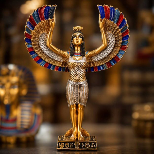 Picture of Statue of the Winged Isis – A Luxurious Pharaonic Masterpiece